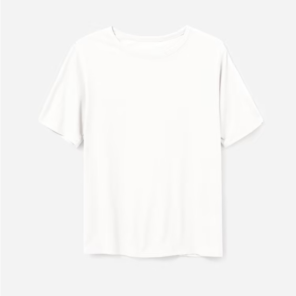 Everlane The Air Oversized White Crew Tee - Picture 4 of 4